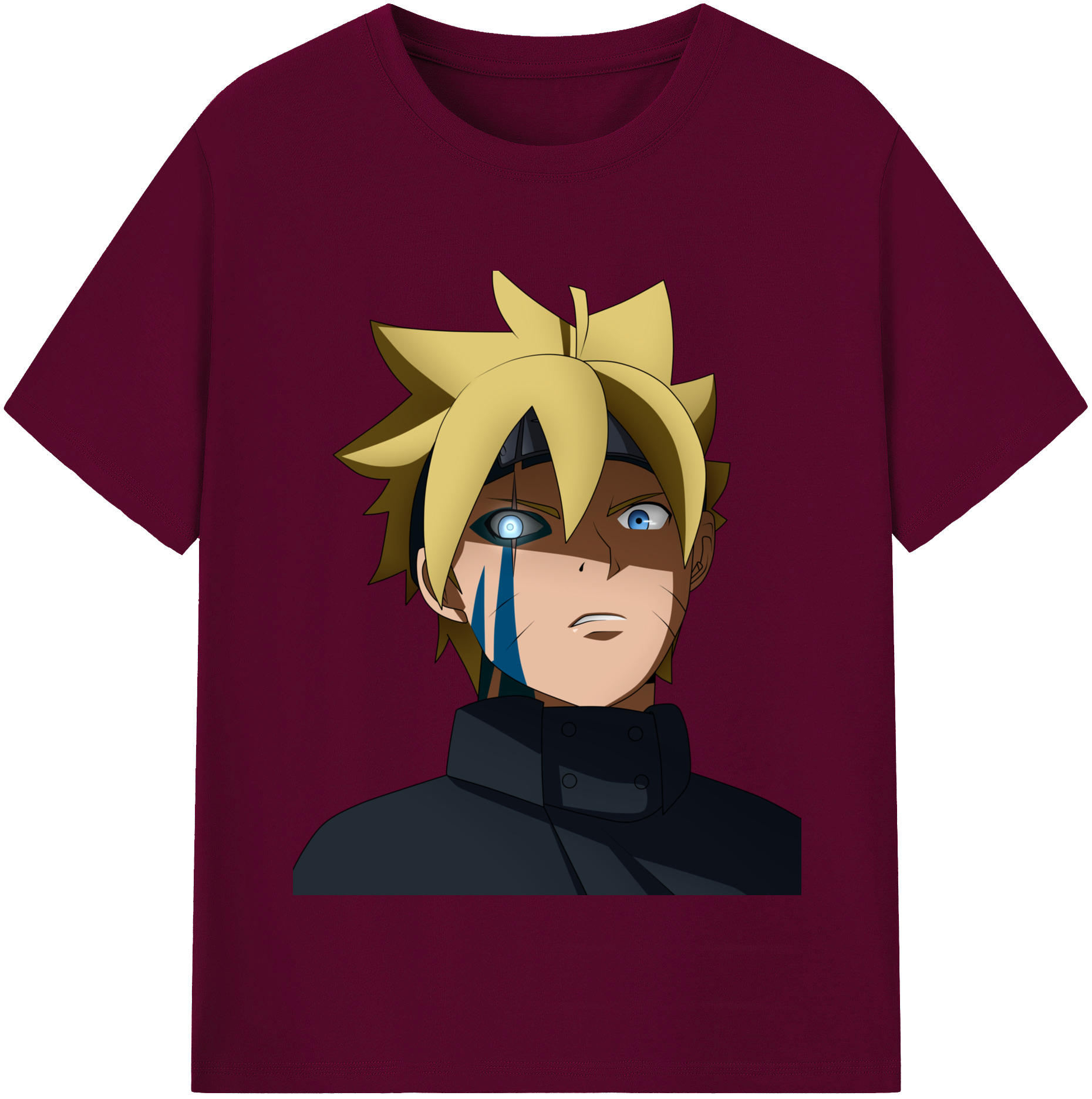 （画像用） NARUTO -ナルト- うずまき ボルト Uzumaki Boruto レディースカジュアルプリントTシャツ（綿100％）